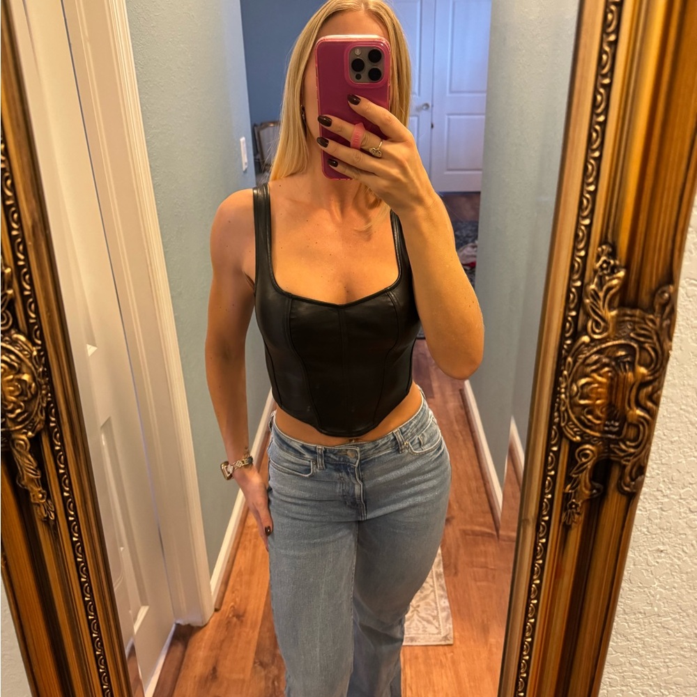 Sleek Black Crop Top